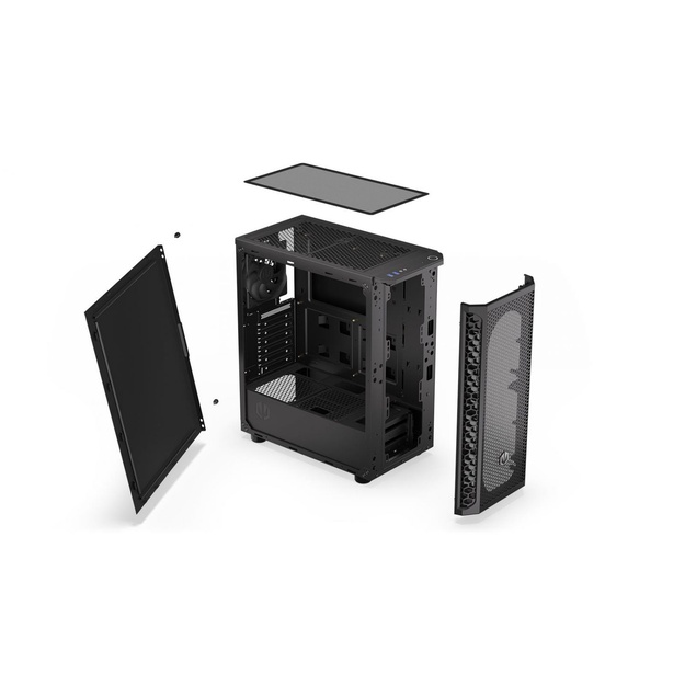 CASE MIDITOWER ATX W/O PSU/SIGN/300 SOLID EY2A003 ENDORFY