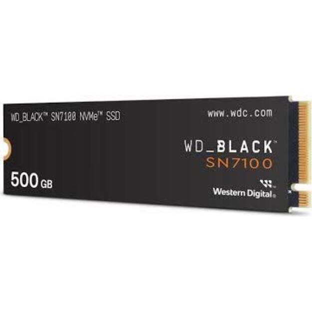 SSD|WESTERN DIGITAL|Black SN7100|500GB|M.2|PCIe Gen4|NVMe|3D TLC|Write speed 5800 MBytes/sec|Read speed 6800 MBytes/sec|WDS500G4X0E