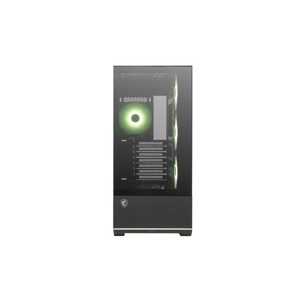 Case|MSI|MAG PANO 110R PZ|MidiTower|Case product features Transparent panel|Not included|Colour Black|MAGPANO110RPZ 2