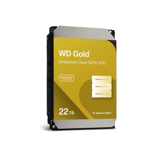 WD Gold Enterprise Class 22TB SATA 6Gb/s HDD 3.5inch internal 7200Rpm 512MB Cache 24x7 Bulk 2