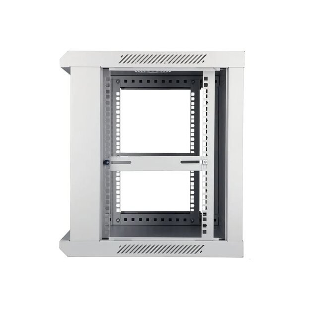 EXTRALINK 9U 600X450 wall-mounted rackmount cabinet gray 4