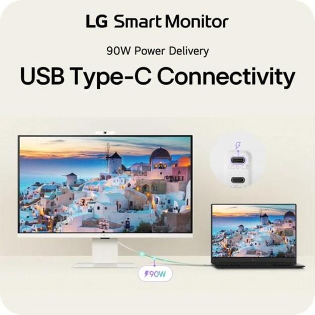 MONITOR LCD 32  IPS 4K/32U850SA-W LG 19