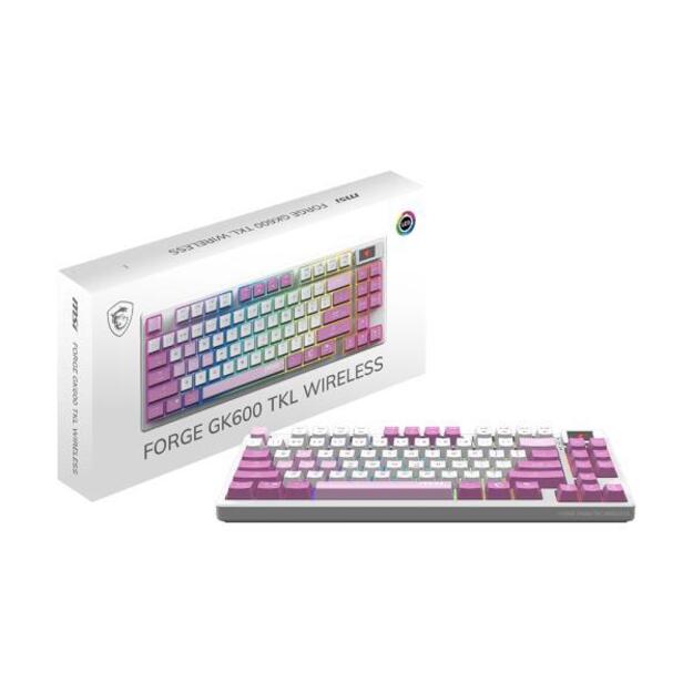 KEYBOARD GAMING VIOLET US/FORGE GK600 TKL W VIOLET MSI 4