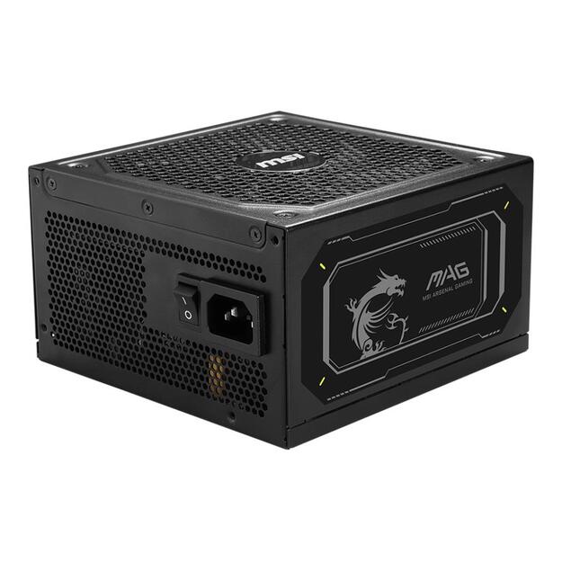Power Supply|MSI|MAG A1000GL PCIE5 II|ATX 3.1|1000 Watts|Efficiency 80 PLUS GOLD|PFC Active|MAGA1000GLPCIE5II 1