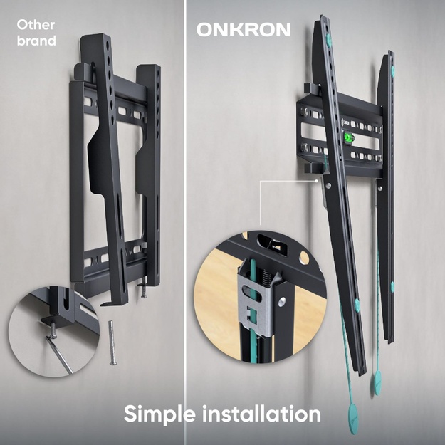 TV SET ACC WALL MOUNT /32-65 /BLACK FM2-B ONKRON