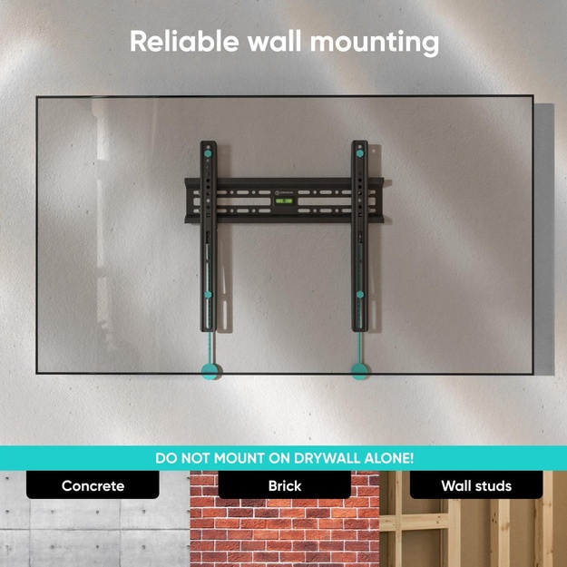 TV SET ACC WALL MOUNT /32-65 /BLACK FM2-B ONKRON