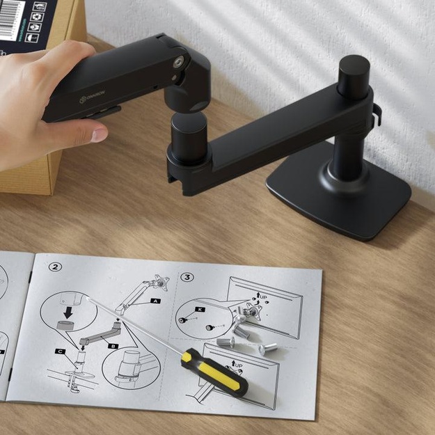 MONITOR ACC WALL MOUNT/17-38  BLACK MS75-B ONKRON