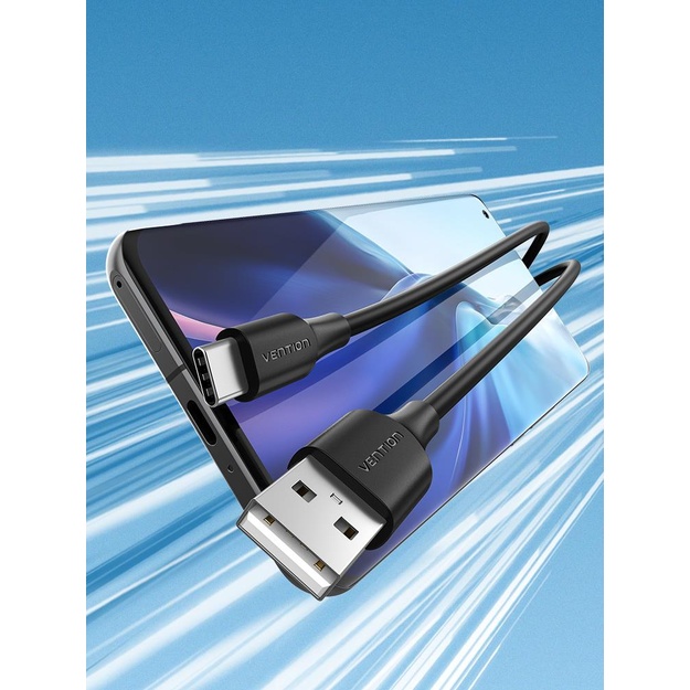 CABLE USB-C TO USB2.0/0.5M BLACK CTHBD VENTION