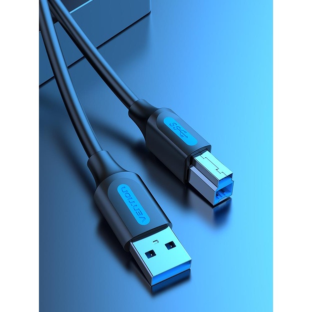 CABLE USB3.0 MALE TO MALE/3M BLACK COOBI VENTION