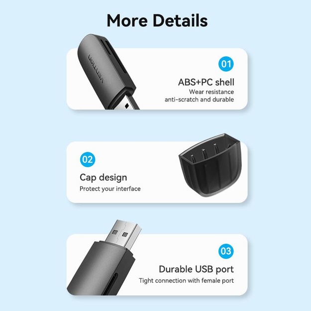 CARD READER USB3.0/SD/TF CLFB0 VENTION