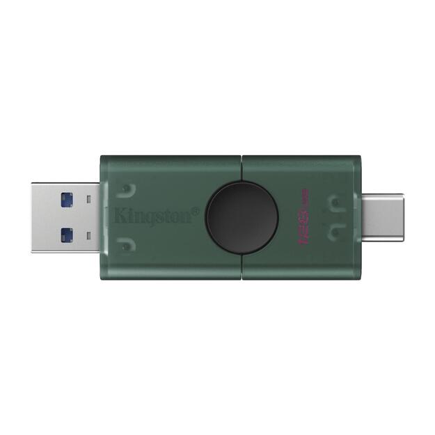 MEMORY DRIVE FLASH USB3.2/128G DUO DTDEG2/128GB KINGSTON 3