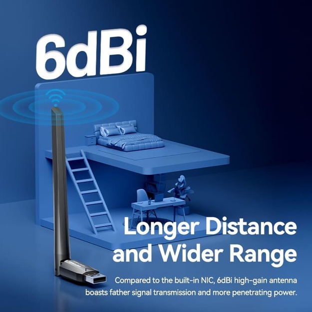 WRL ADAPTER USB 650MBPS/DUAL BAND KDTB0 VENTION