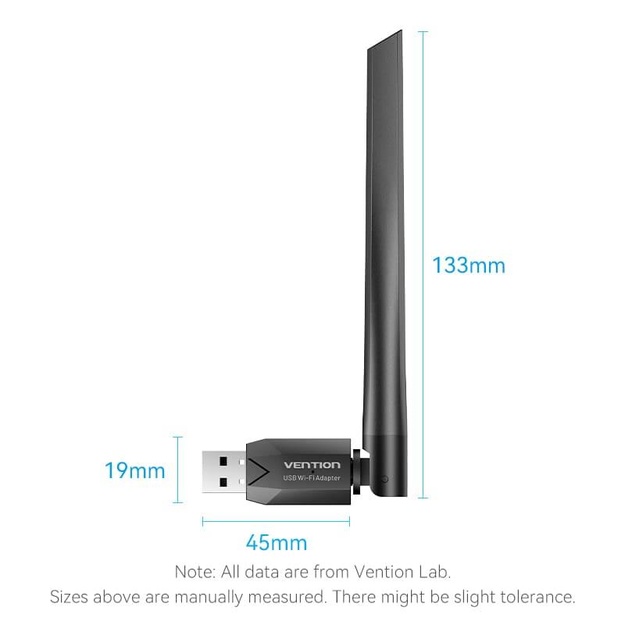 WRL ADAPTER USB 650MBPS/DUAL BAND KDTB0 VENTION