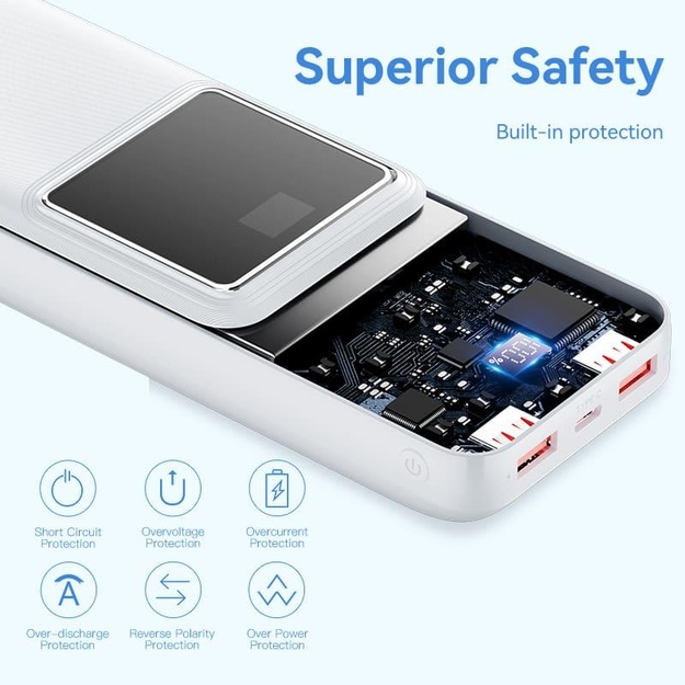 POWER BANK USB 20000MAH 22.5W/WHITE FHLW0 VENTION