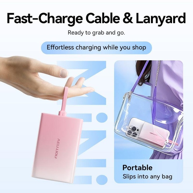 POWER BANK USB 10000MAH 22.5W/BLUE FHZL0 VENTION