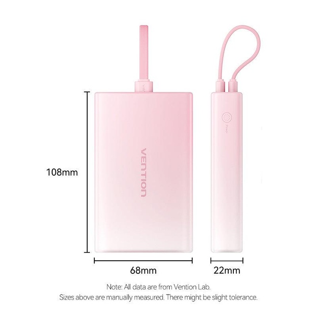 POWER BANK USB 10000MAH 22.5W/BLUE FHZL0 VENTION