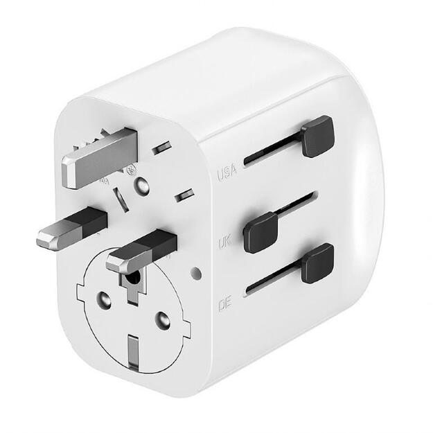 POWER ADAPTER GROUNDED 15W/WHT TPA-EU2A1C15-01-W GEMBIRD 3