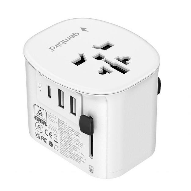 POWER ADAPTER GROUNDED 15W/WHT TPA-EU2A1C15-01-W GEMBIRD 6
