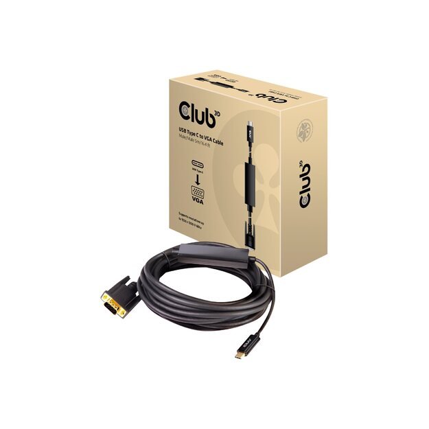CABLE USB-C TO VGA 5M/M/M CAC-1512 CLUB3D 2
