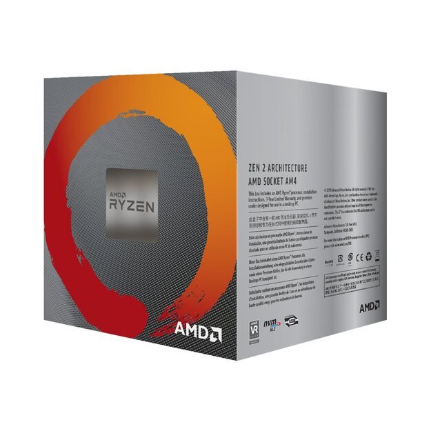 AMD Ryzen 5 3400G with Wraith Spire cooler Radeon RX Vega 11 BOX 7
