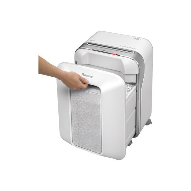 FELLOWES Powershred LX201 Micro-Cut Shredder 230V EU White 1