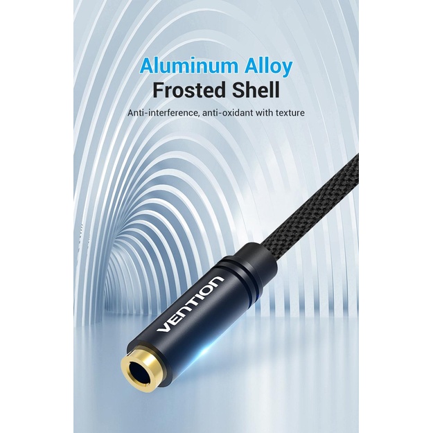 CABLE AUDIO 2X3.5MM TO 3.5MM/0.3M BBTBY VENTION