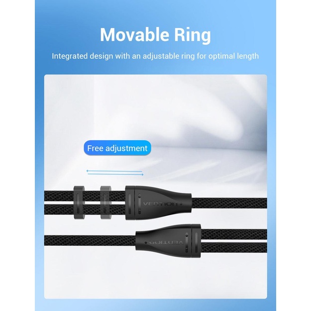 CABLE AUDIO 2X3.5MM TO 3.5MM/0.3M BBTBY VENTION