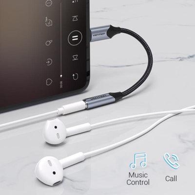 ADAPTER USB-C TO AUDIO 3.5MM/0.1M BGJHA VENTION
