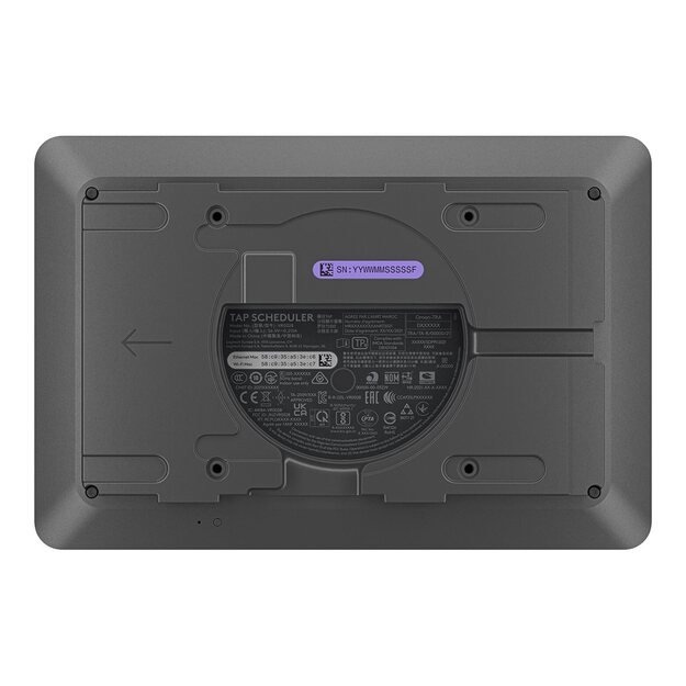 LOGITECH Tap Scheduler Purpose-Built Scheduling Panel for Meeting Rooms Video conferencing device Zoom Certified 6