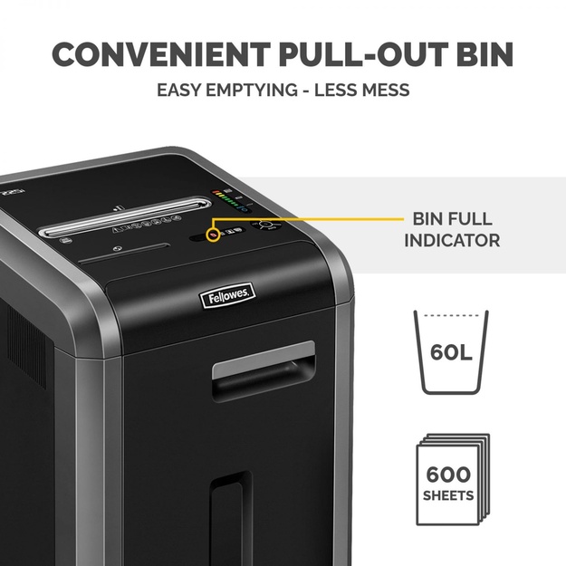SHREDDER POWERSHRED 225CI/CROSS CUT 4622001 FELLOWES