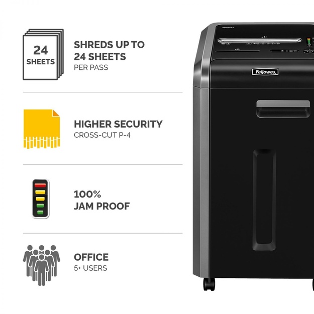 SHREDDER POWERSHRED 225CI/CROSS CUT 4622001 FELLOWES