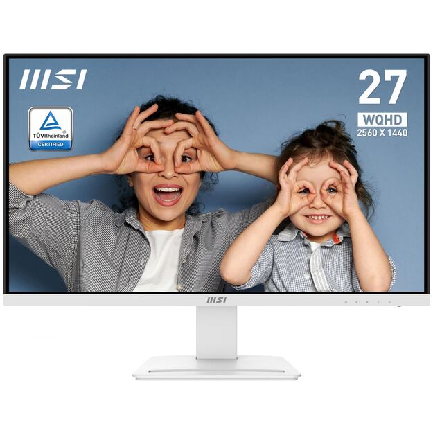 LCD Monitor|MSI|PRO MP273QW E2|27 |Business|Matte|2560x1440|16:9|100Hz|1 ms|Speakers|Colour White|PROMP273QWE2 25