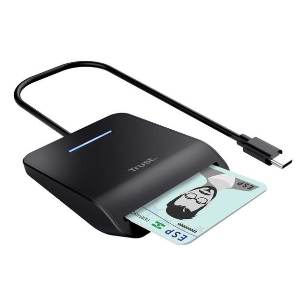 CARD READER SMARTCARD PRIMO/USB-C 26061 TRUST 6