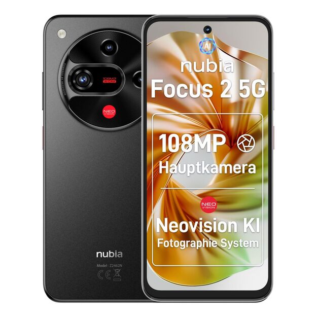 MOBILE PHONE FOCUS 2 5G/8/256GB BLACK NUBIA