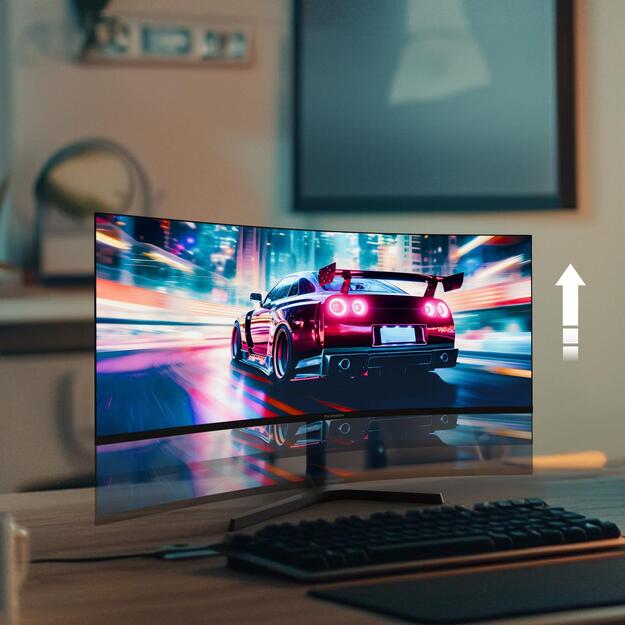 LCD Monitor|THOMSON|34  |3440 x 1440 pixels|UltraWide Quad HD|LCD|Curved|M34QG7Y14C 9
