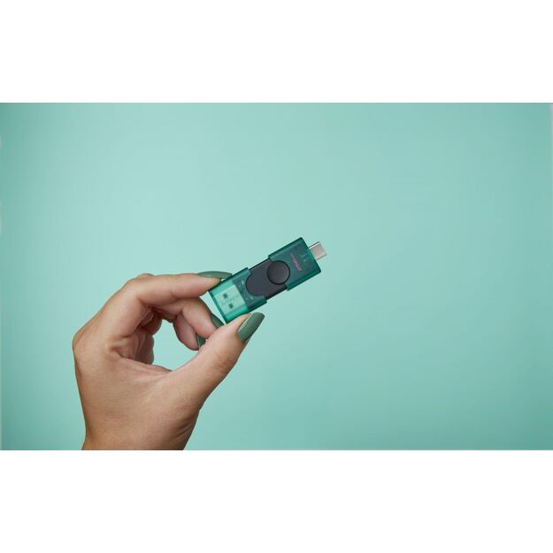 KINGSTON 256GB USB-A + USB-C 3.2 Gen 1 DataTraveler DuoG2 9