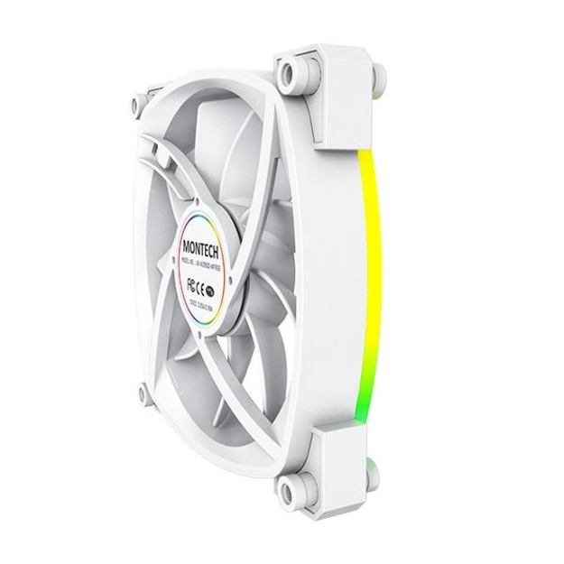 CASE FAN 120MM/AX120 PWM WHITE MONTECH