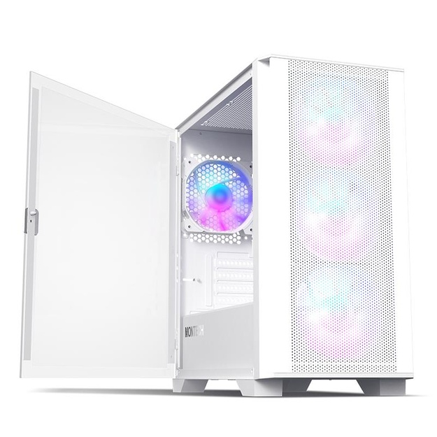 Case|MONTECH|AIR 100 ARGB|MidiTower|Not included|MicroATX|MiniITX|Colour White|AIR100ARGB(W)