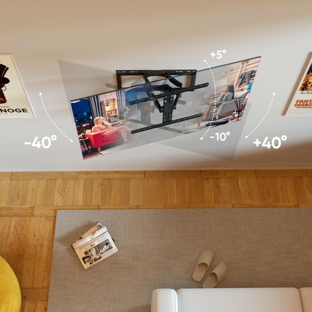 TV SET ACC WALL MOUNT /32-90 /BLACK SM6-B ONKRON