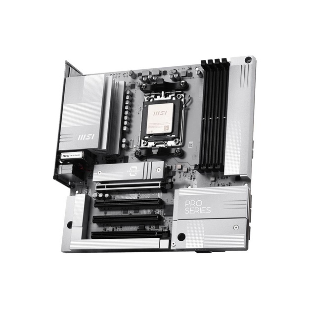 Mainboard|MSI|AMD B850|Socket AM5|micro ATX|RAM DDR5-SDRAM|4xSlots|Wi-Fi Yes|Bluetooth Yes|1xPCI Express x4 slots|1xPCI Express x16 slots|2xNumber of M.2 (M) slots|PROB850M-AWIFIPZ