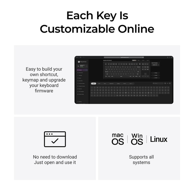 KEYBOARD WRL Q3 ULTRA/BLACK Q3U-M3 KEYCHRON