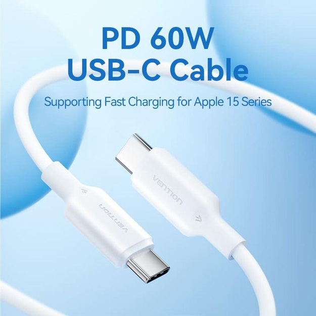 CABLE USB-C TO USB-C/1M BLACK TRCBF VENTION