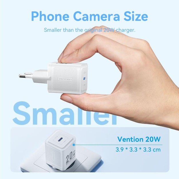 MOBILE CHARGER WALL USB +CABLE/20W TZ-FEPB0-EU-01 VENTION