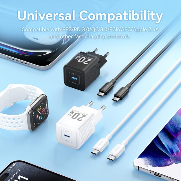 MOBILE CHARGER WALL USB +CABLE/20W TZ-FEPB0-EU-01 VENTION