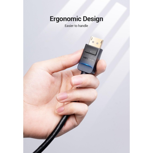 CABLE DP TO VGA 2M/BLACK HBLBH VENTION