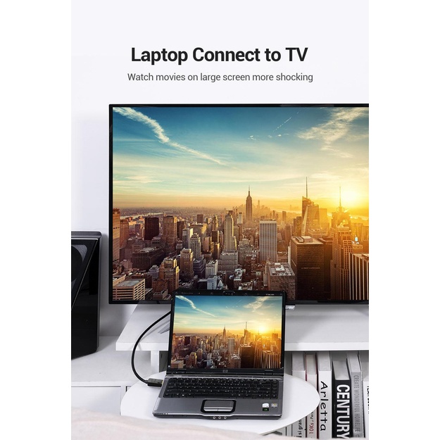 CABLE DP TO VGA 2M/BLACK HBLBH VENTION