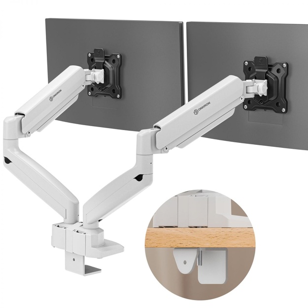 MONITOR ACC DESK MOUNT/13-32  BLK/WHT G160-BW ONKRON