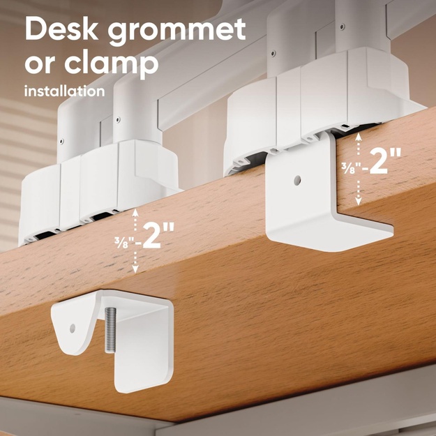 MONITOR ACC DESK MOUNT/13-32  BLK/WHT G160-BW ONKRON