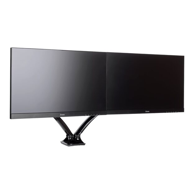 IIYAMA DS3002C-B1 ACC Flexible desk mount for dual monitor 10i-27i height adj. gas spring size VESA 75x75/100x100 1-5kg (P)