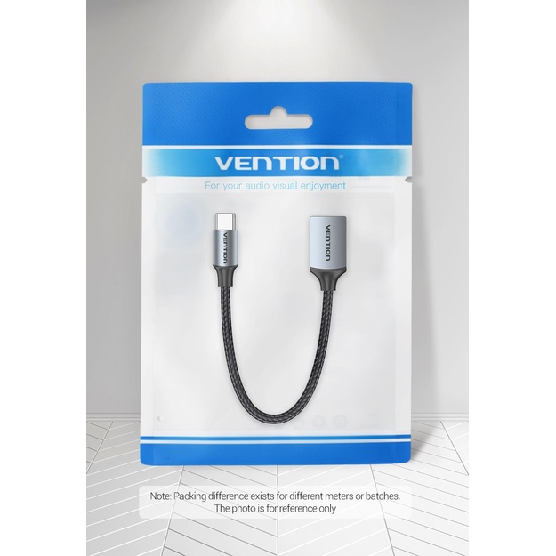 CABLE USB3.0C MALE TO A FEMALE/0.15M GRAY CCXHB VENTION